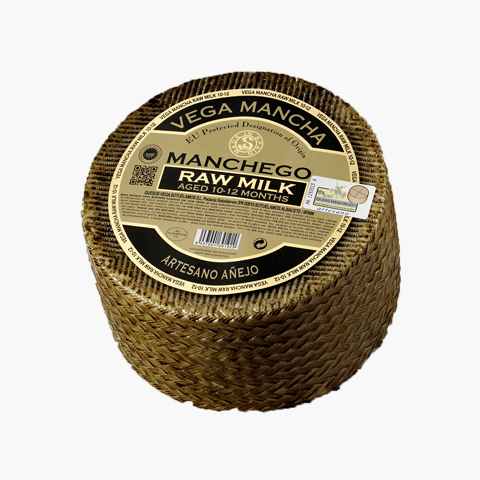 Manchego DOP Añejo opastöriserad 10-12mån 3kg